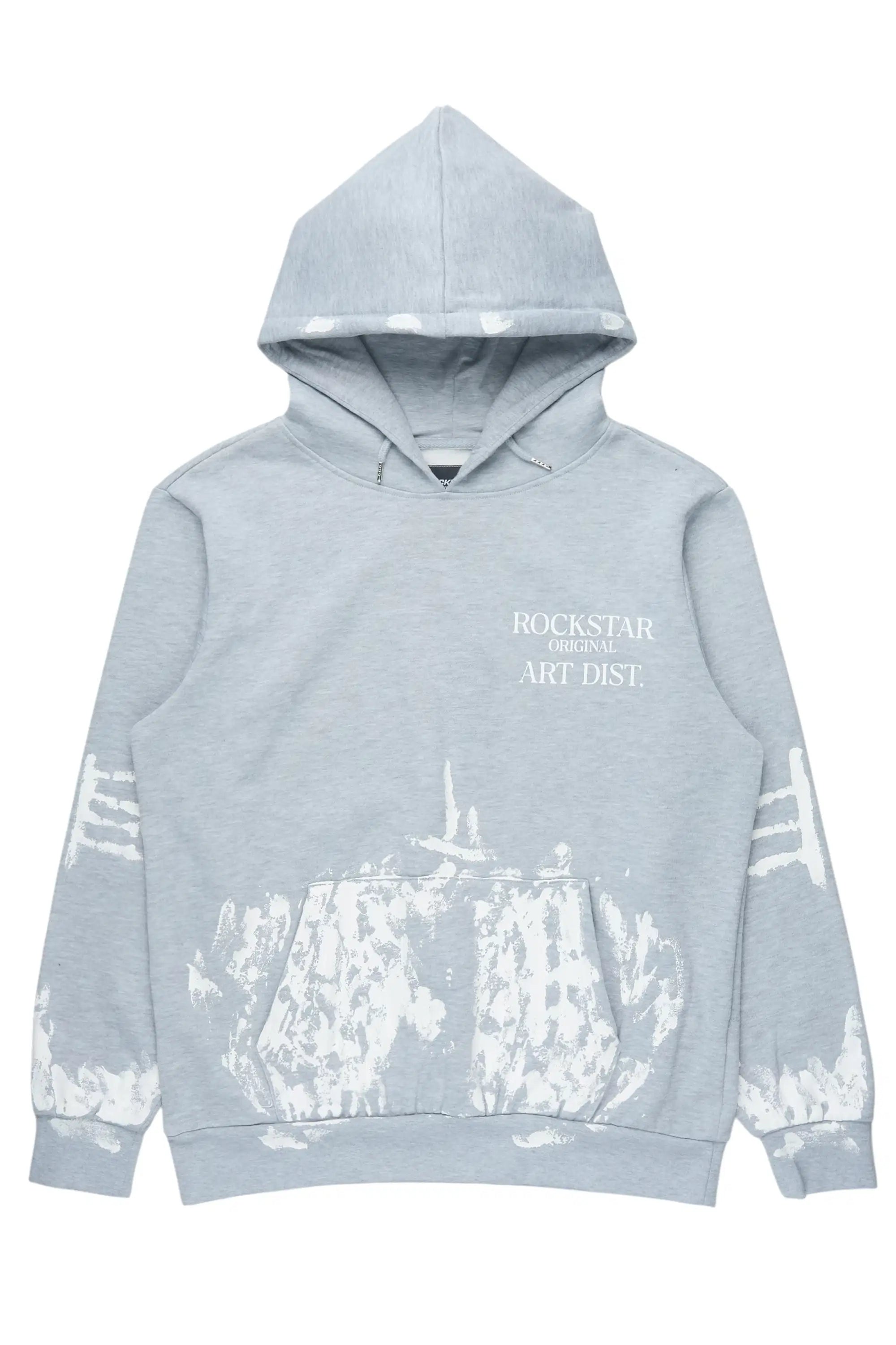 Filip Heather Grey Graphic Hoodie - image 1