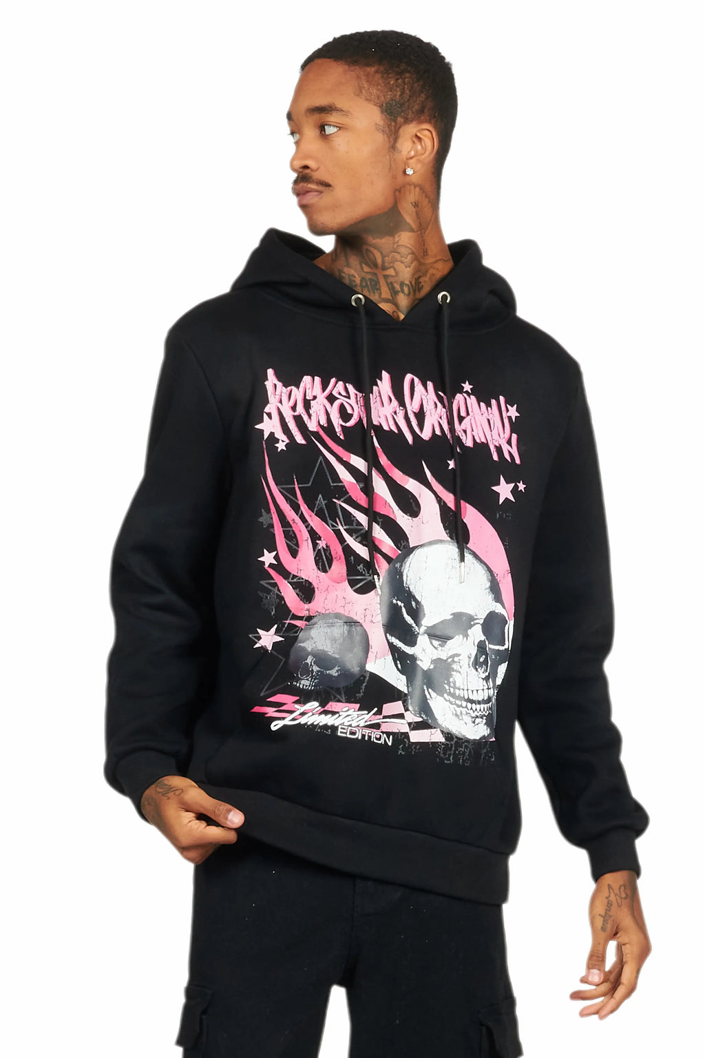 Anneso Black Graphic Hoodie - image 2