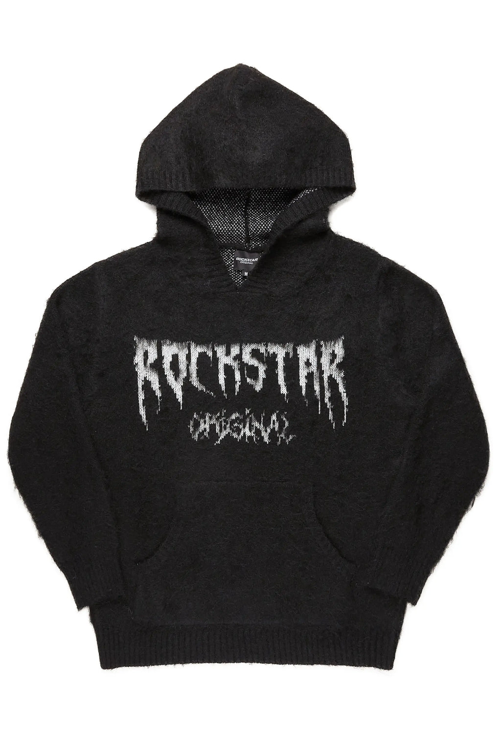 Andros Black Graphic Knitted Hoodie - image 1