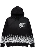 Bubble Black Graphic Relaxed Hoodie - image 1