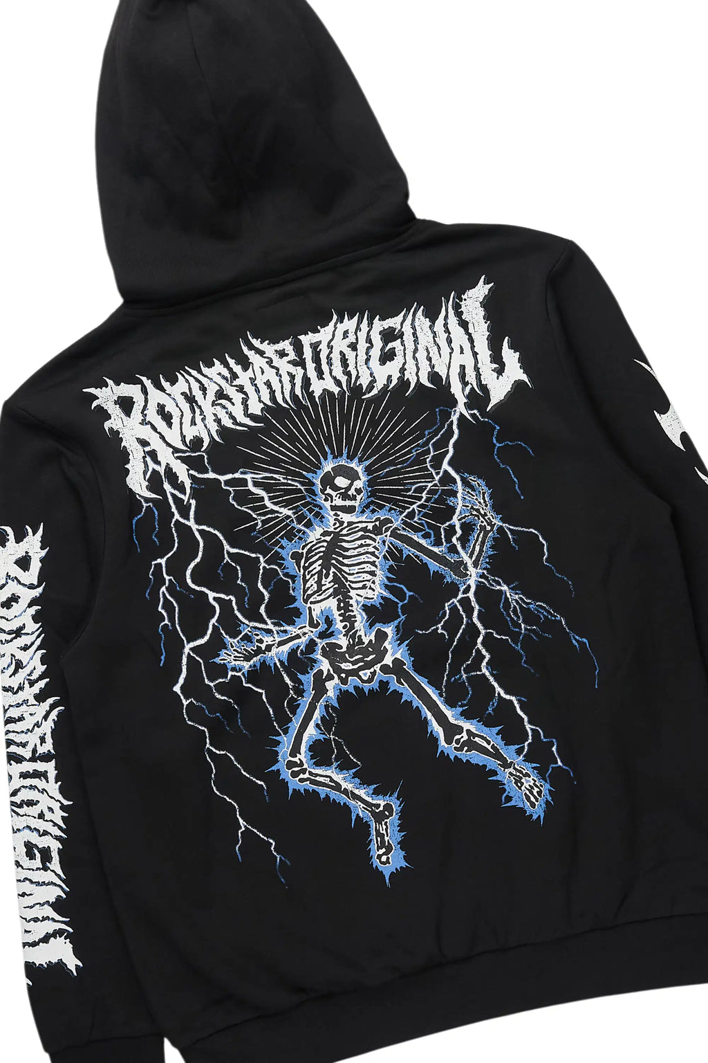 Deathrow Black Graphic Hoodie - image 2
