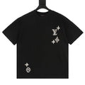 Louis Vuitton SS26 Monogram Print Dual-Placement LV Logo Embroidered T-Shirt