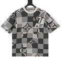 Louis Vuitton 26SS All-Over Stripe LV Monogram Jacquard Knit Short-Sleeve T-Shirt
