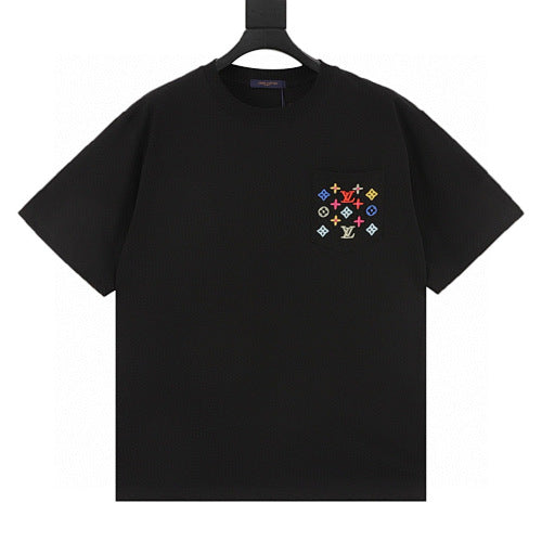 Louis Vuitton Pocket Seven-Color Embroidered T-Shirt
