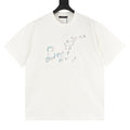 Louis Vuitton Gradient Embroidered Sailboat & Bird T-Shirt
