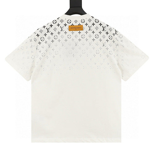 Louis Vuitton Classic Gradient Allover Logo Print Short Sleeve T-Shirt